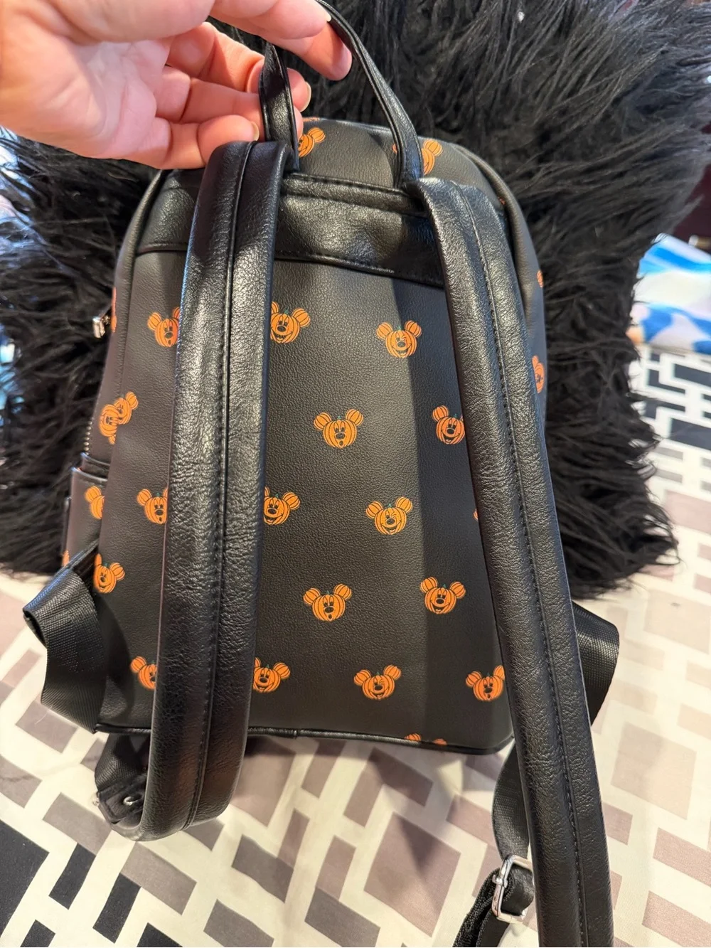 Cakeworthy Mickey Pumpkin Halloween Mini Backpack